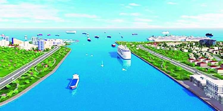 <p>Kanal İstanbul, şehrin Avrupa Yakası'nda hayata geçirilecek. Hâlihazırda Karadeniz ile Akdeniz arasında alternatifsiz bir geçit olan İstanbul Boğazı'ndaki gemi trafiğini rahatlatmak adına Karadeniz ile Marmara Denizi arasında yapay bir suyolu açılacak. </p>
