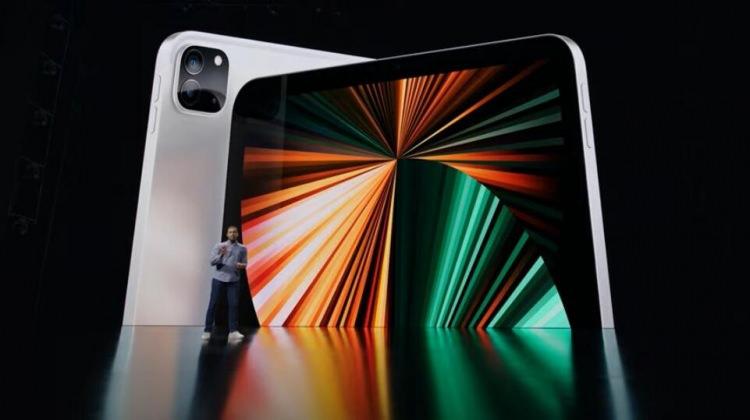 <p>Lansmanda yeni M1 işlemcili iPad de tanıtıldı.</p>