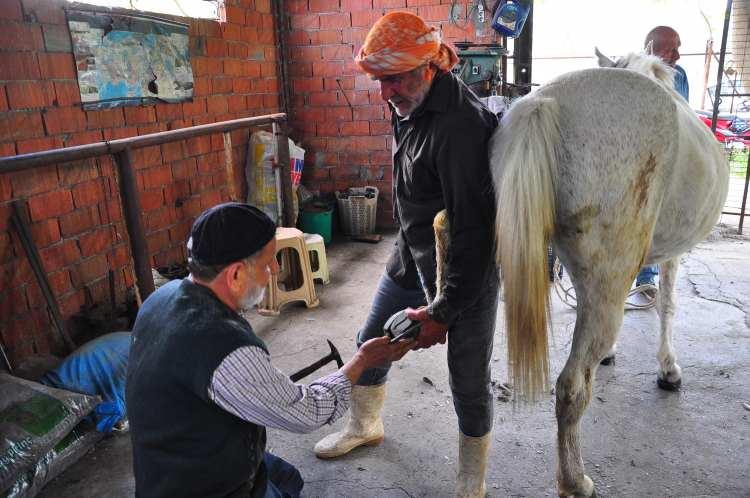 <p> Daha sonra nalbant bir ustanın daha yanında çalışan Işınak, yarım asrı aşkındır atların ayağına nal çakıyor. Motorlu araçlarının yaygınlaşmasıyla günümüzde işleri azalan Işınak, teknolojiye karşı direnerek, mesleğini geleceğe taşımaya çalışıyor.</p>

<p> </p>
