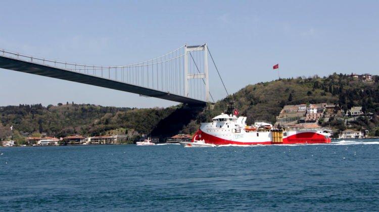 <p>Araştırma gemisi bugün saat 13.30 sıralarından Marmara denizinden İstanbul Boğazı`na girdi.</p>

<p> </p>
