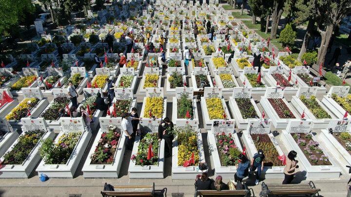 <p>Koronavirüs vakalarındaki artış nedeniyle 29 Nisan'da başlayan 17 günlük tam kapanma devam ediyor. İçişleri Bakanlığı, Ramazan Bayramı'nı da içine alan kapanma sürecinde şehit ailelerinin Arife günü ve bayramın birinci günü sokağa çıkma kısıtlamasından muaf olacaklarını açıklamıştı. Karar sonrası şehit aileleri, bayramın ilk günü şehitliklere akın etti.</p>

<p> </p>
