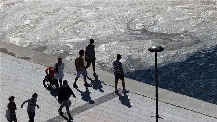 <p>Caddebostan plajında dün salyanın ulaşamadığı ufak bir bölümde denize girenler de oldu. Salyaya aldırış etmeden yüzen bir gencin, “Denizdeki salyalar aynı maske gibi yapışıyor. Tehlikesi yok” sözleri pes dedirtti.</p>

<p> </p>
