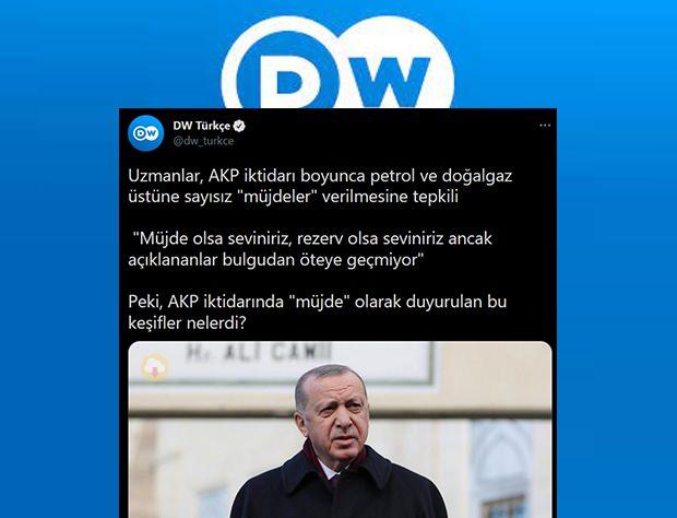 <p>Yabancı sermayeli basında da olumsuz haberler boy göstermeye başladı.</p>

<p>Alman Deutsche Welle'nin (DW) Türkiye yayınlarında, Karadeniz'de yapılan önemli keşiflerin bilimsellikten uzak olduğu ifade edildi.</p>
