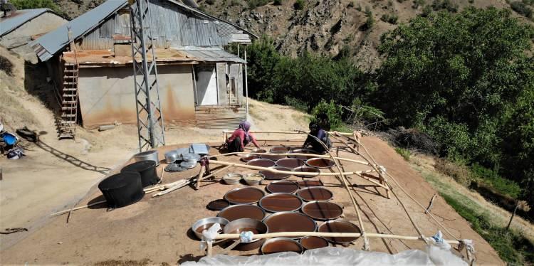 <p>Üreticiler dedelerinden kalan dut ağaçlarından hasat yapıyor<br />
Dedelerinden kalan dut ağaçlarından ürün elde ederek ekonomik kazanç sağladıklarını belirten Güzeldere köy muhtarı Yusuf Önel, “Dedelerimizden asırlardır kalan dut ağaçları mevcuttur.</p>