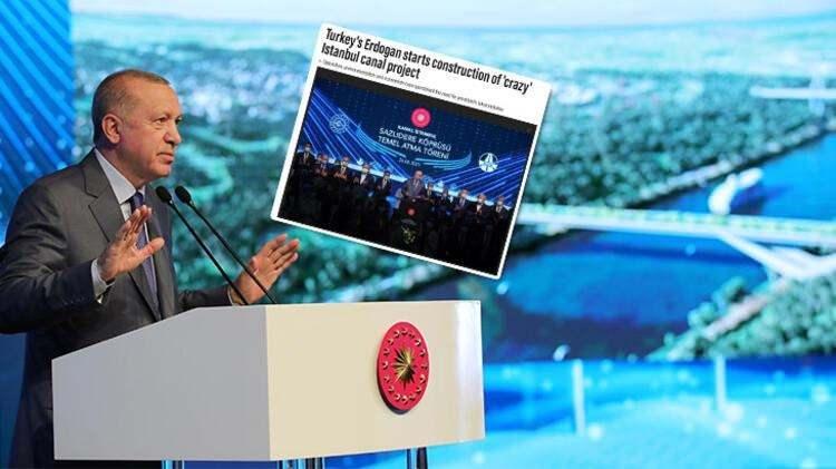 <p>Cumhurbaşkanı Recep Tayyip Erdoğan’ın “hayalim” dediği ve 2011'de duyurusunu yaptığı Kanal İstanbul için ilk köprünün temeli dün atıldı. Törende konuşan Erdoğan Türkiye’nin kalkınma tarihinde yeni bir sayfa açtıklarını belirterek projeyi altı yılda tamamlamayı hedeflediklerini söyledi. Kanal İstanbul projesi, dünya medyasında da geniş yer buldu.</p>

<p> </p>
