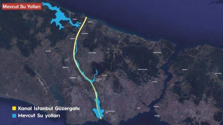 <p>Kanal İstanbul projesinin, İstanbul Boğazı'ndaki deniz trafiği nedeniyle daha önce 1990'larda gündeme geldiği belirtildi. Cumhurbaşkanı Erdoğan'ın plan için ekonomik nedenler sunduğu, projenin çıktılarından birinin de istihdam olduğu bildirildi.</p>
<p> </p>