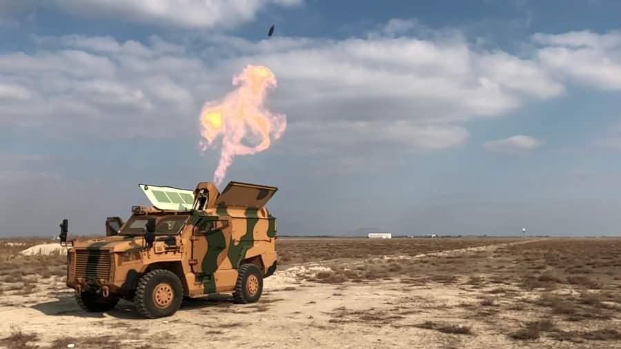 <p>Bu kapsamda, BMC ve ASELSAN tarafından geliştirilen Vuran 4x4 Havan Aracı da güvenlik güçlerinin kullanımına sunuldu.</p>