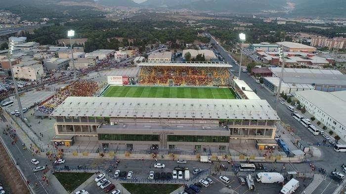 <p>ALTAY</p>
<p> </p>
<p>BORNOVA AZİZ KOCAOĞLU STADYUMU</p>
<p>Kapasite: 9.138</p>
<p>Maçlara alınacak seyirci sınırı: 4.596</p>