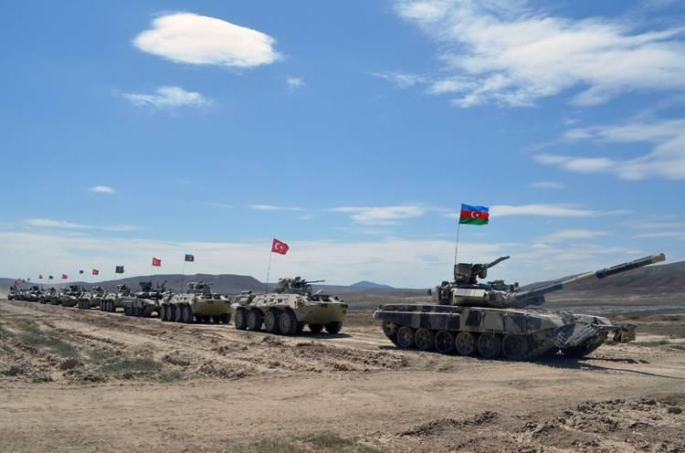Türkiye ile Azerbaycan'dan ortak tatbikat: Nefes kesen fotoğraflar!