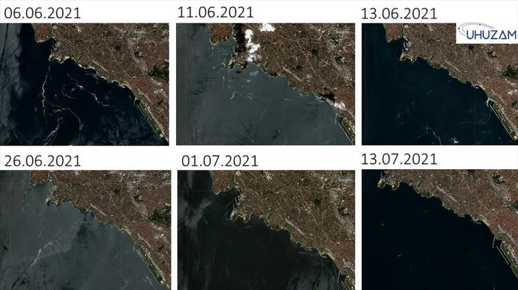 <p>Türkiye'nin ilk uydu yer istasyonu olan İTÜ UHUZAM tarafından, farklı dönemlerde müsilajın yoğunluğunu tespit için çalışma başlatıldı.</p>
