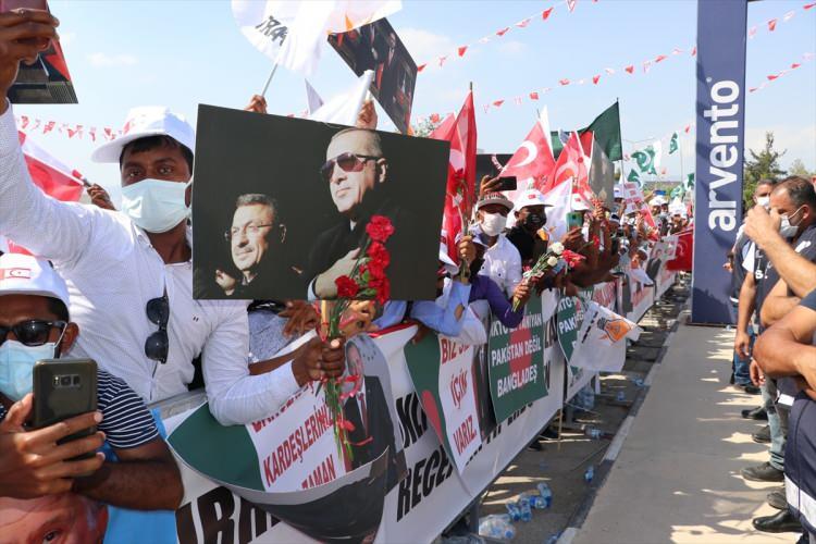 <p>Cumhurbaşkanı Recep Tayyip Erdoğan, 20 Temmuz Barış ve Özgürlük Bayramı’nın 47. yıl dönümü kutlama etkinlikleri için KKTC Cumhurbaşkanı Ersin Tatar’ın daveti üzerine KKTC’ye geldi</p>
