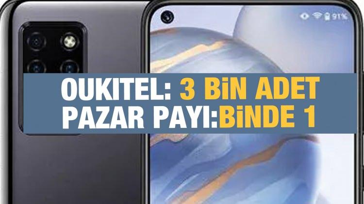 <p>Oukitel: 3 bin adetle binde 1</p>