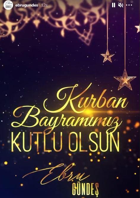 <p><span style="color:#0000FF"><strong>EBRU GÜNDEŞ</strong></span><br />
<span style="color:#FF0000"><strong>“Kurban Bayramımız kutlu olsun”</strong></span></p>

<p> </p>
