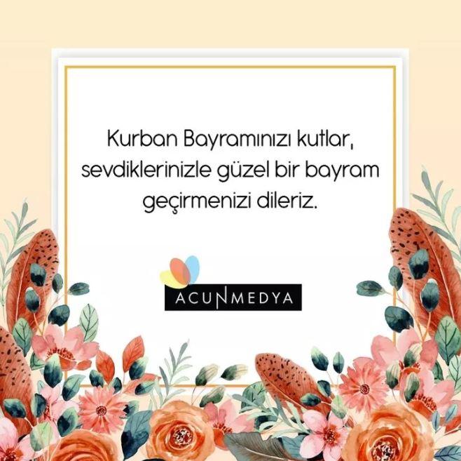 <p><span style="color:#0000FF"><strong>ACUN ILICALI</strong></span><br />
<span style="color:#FF0000"><strong>“Kurban Bayramınızı kutlar, sevdiklerinizle güzel bir bayram geçirmenizi dileriz.”</strong></span></p>

<p> </p>
