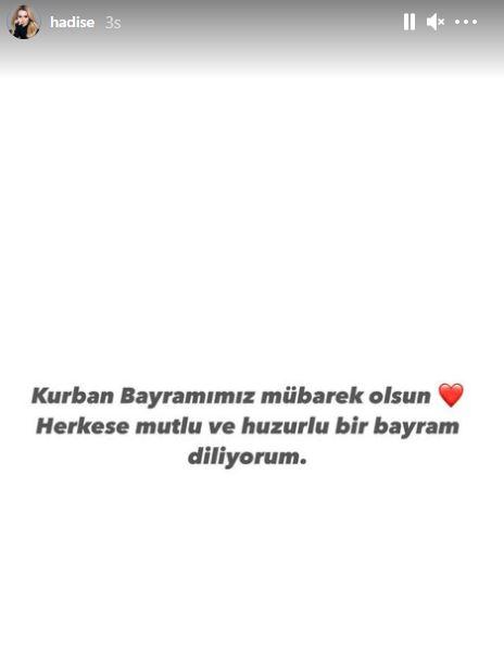<p><span style="color:#0000FF"><strong>HADİSE</strong></span><br />
<span style="color:#FF0000"><strong>“Kurban Bayramımız mübarek olsun. Herkese mutlu ve huzurlu bir bayram diliyorum”</strong></span></p>

<p> </p>
