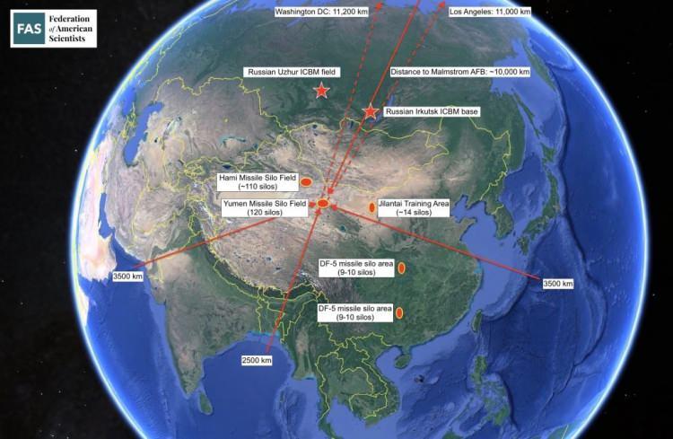 <p>Washington Post gazetesi geçen ay, Gansu eyaletinin Yumen bölgesindeki çölde bulunan sahada 120 silo görüldüğünü ifade etmişti.</p>

<p>​</p>
