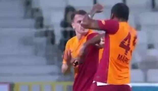 <p>Kerem Aktürkoğlu'na saldırarak kırmızı kart gören Marcao, skandal niteliğinde anların yaşanmasına neden olmuştu. Marcao'nun futbol sahalarında nadir görülen ölçüsüz tepkisi, dünya basınında da geniş yer buldu.</p>
