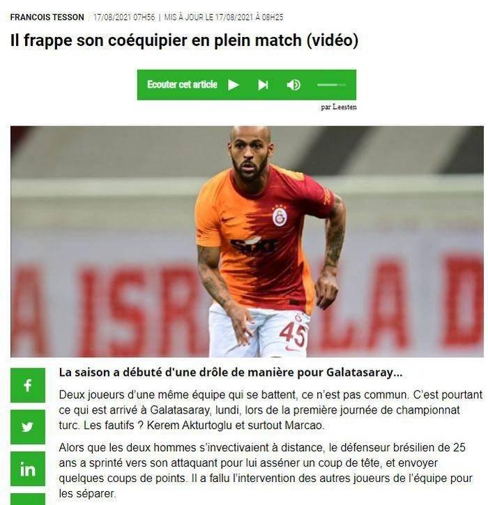 <p>Football - Fransa<br />
"Maçın ortasında takım arkadaşına saldırdı"</p>