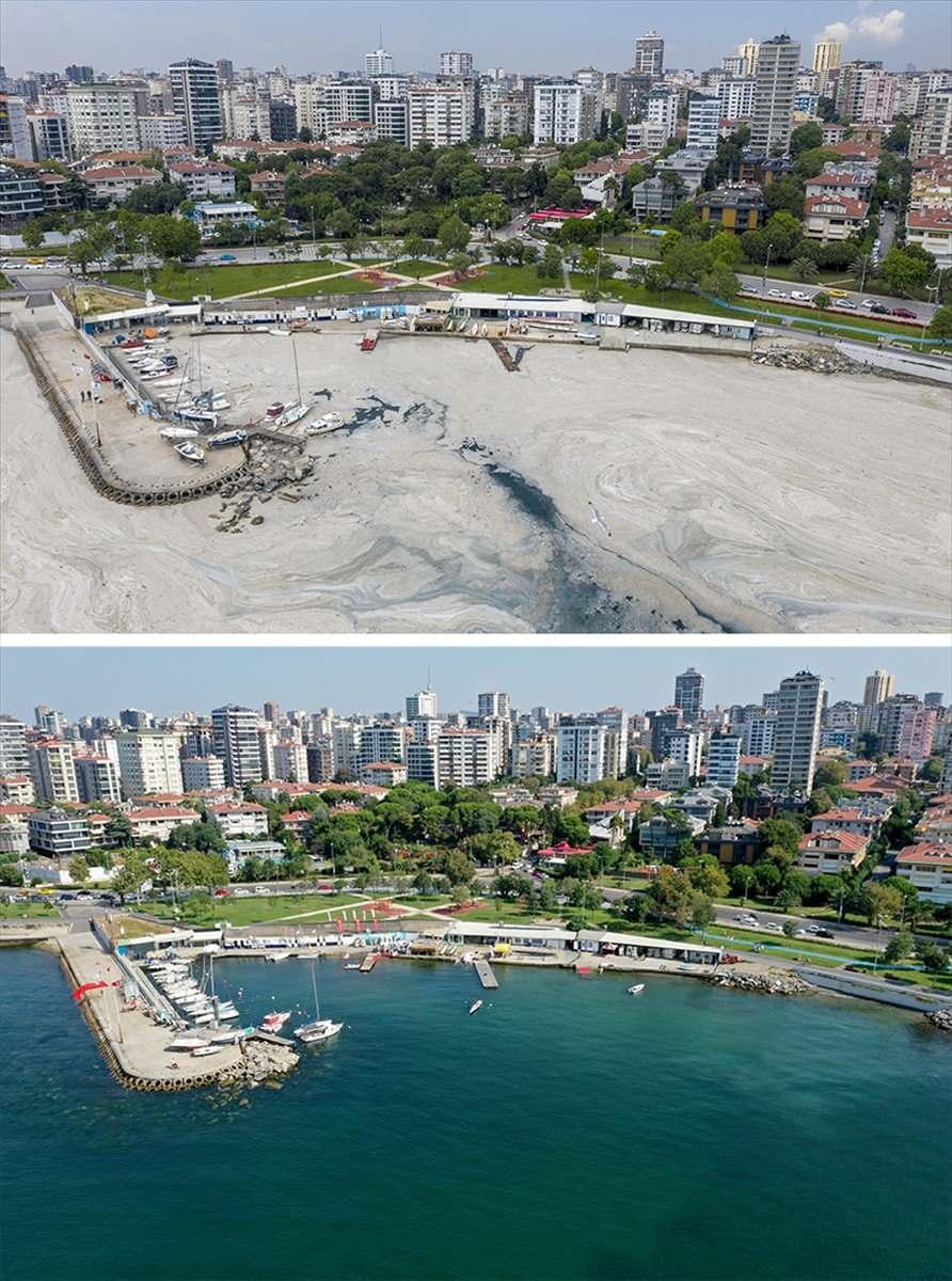 <p>Sıcaklığın arttığı yaz günlerinde vatandaşların akın ettiği plajlardaki yoğunluk da dikkati çekti. Vatandaşların denize girdiği seviyelerde müsilaj gözlenmedi.</p>
<p> </p>