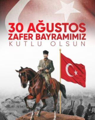 <p><span style="color:#FF0000"><strong>CÜNEYT ARKIN </strong></span><br />
<span style="color:#000000"><strong>"30 Ağustos Zaferi'nin 99'uncu yıl dönümünde başta Gazi Mustafa Kemal Atatürk ve silah arkadaşları olmak üzere tüm kahramanlarımızı saygı, rahmet ve minnetle anıyoruz. 30 Ağustos Zafer Bayramı'mız kutlu olsun... "</strong></span></p>
