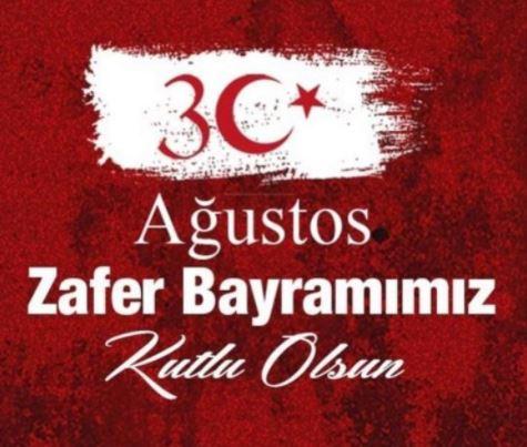 <p><span style="color:#FF0000"><strong>DEMET AKALIN</strong></span><br />
<span style="color:#000000"><strong>"30 Ağustos Zafer Bayramı'mız kutlu olsun."</strong></span></p>
