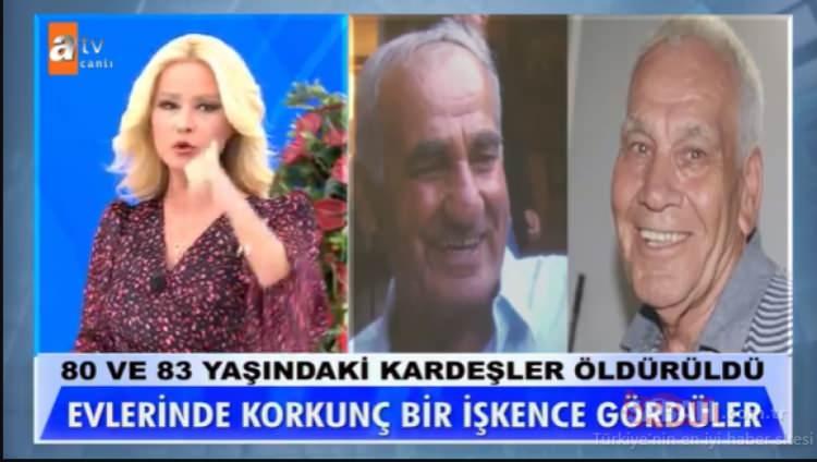 <p><span style="color:#000080"><strong>ATV ekranlarında hafta içi her gün izleyicilerin karşısına çıkan Müge Anlı ile Tatlı Sert programında, vahşice işlenen bir cinayet daha ülke gündemine bomba gibi düştü. Akıllara Büyükşen cinayeti geldi. Hatay'ın Merkez'de aynı evde yaşayan Metin ve Hüseyin Şen vahşice katledildi. Canlı yayındaki ifadeler ise kan dondurdu...</strong></span></p>