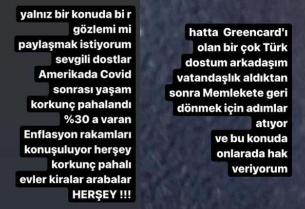 <p><span style="color:#B22222"><strong>HAYAT PAHALILIĞI İSYANI! </strong></span></p>

<p><span style="color:#000000"><strong>Amerika'da hayal ettiği yaşama kavuşan ünlü oyuncu, ülkede artan fiyatlardan ve hayat pahalılığından şikayet etti. "Bir konuda gözlemimi paylaşmak istiyorum sevgili dostlar" diyen Karel, konuyla ilgili Instagram'dan açıklama yaptı.</strong></span></p>
