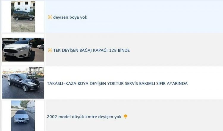 <p><strong>"Değişen yoktur"</strong></p>
<p>Aracın mekanik ve kaporta kısmında değişen bir parça olmadığı anlamına gelir.</p>