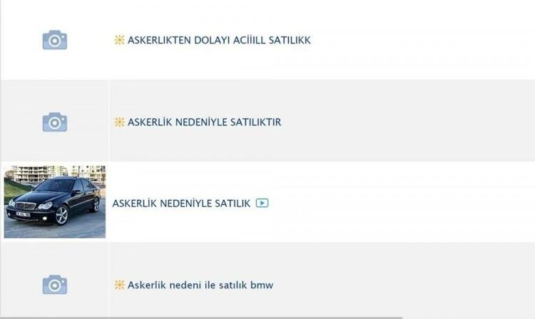<p><strong>"Askerlik nedeniyle satılık"</strong></p>
<p>Araçta bir sorun olmadığı bir süre kullanılmayacağı için satılmak istendiği anlatılıyor.</p>
<p> </p>