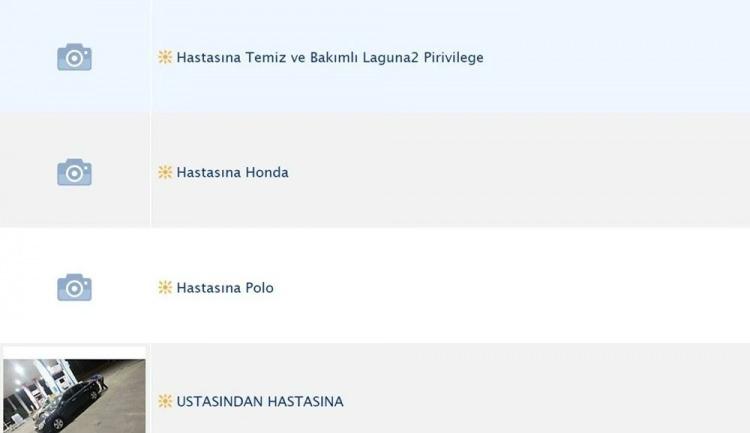 <p><strong>"Hastasına satılık"</strong></p>

<p>Aracı iyi tanıyan bilen kişilere yönelik kullanılan bir ifade.</p>
