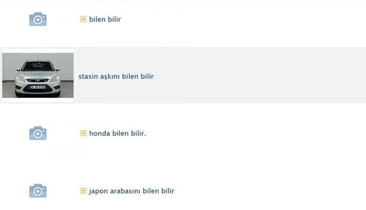 <p><strong>"Bilen bilir"</strong></p>
<p>Aracın özelliklerinin hedef kitle tarafından bilindiği anlatılıyor.</p>