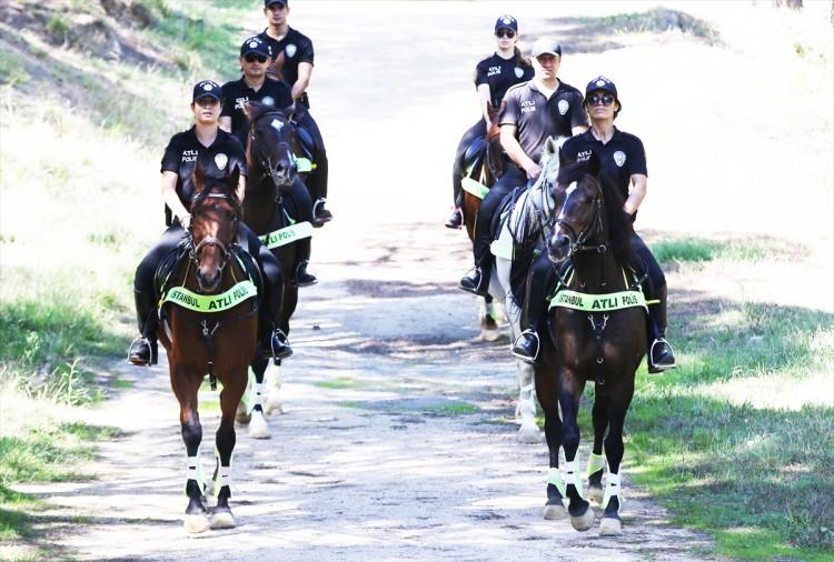 <p>Atlı polis olmayı kadın arkadaşlarına da tavsiye ettiğini dile getiren Geyik, "At Türk'ün kanadıdır' der Kaşgarlı Mahmut. Biz de bu kanadı uçurmak için elimizden geleni yapıyoruz. Atlı kadın polis olarak da bu işi ileriye taşımaya çalışıyoruz. Yaz döneminde yoğun ve uzun görevlerimiz oluyor. Atlarımızla beraber elimizden geldiğince görevimizi en iyi şekilde ifa etmeye çalışıyoruz." diye konuştu.</p>
<p> </p>