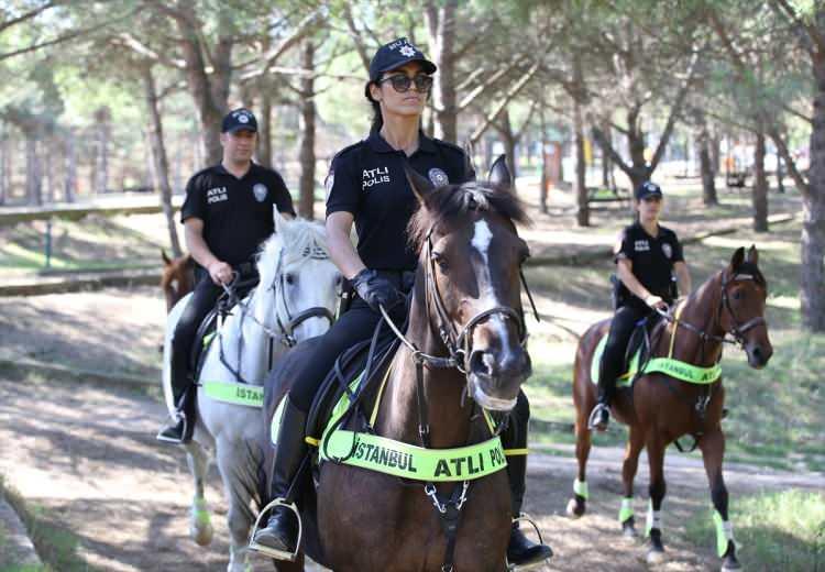 <p><strong>Kovid-19 denetimlerinde ve ormanlık bölgelerin kontrolünde de görev yapıyorlar</strong></p>
<p>Atlı polis memuru 28 yaşındaki Çağrı Irmalı da, Ankara Üniversitesi Arkeoloji Bölümü'nden mezun olduktan sonra polislik sınavını kazanarak mesleğe adım attığını vurguladı. Irmalı, hayvanları çok sevdiği için atlı polis olmayı tercih ettiğini ifade etti.</p>