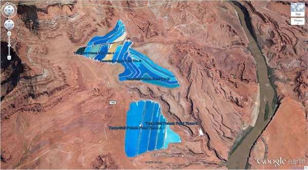 <p><strong>15. Potasyum Havuzları</strong><br />
<br />
(38°29’0.16″N 109°40’52.80″W)<br />
<br />
Moab, Utah, ABD</p>

<p> </p>
