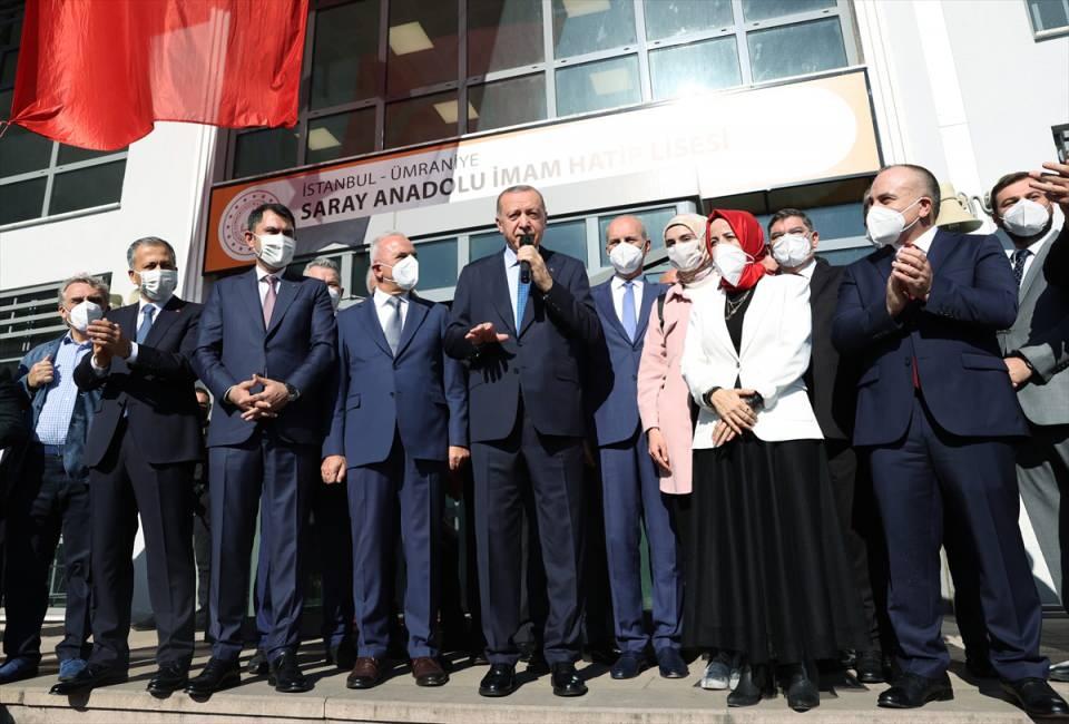 <p>Erdoğan, burada konuşma yaptı.</p>
