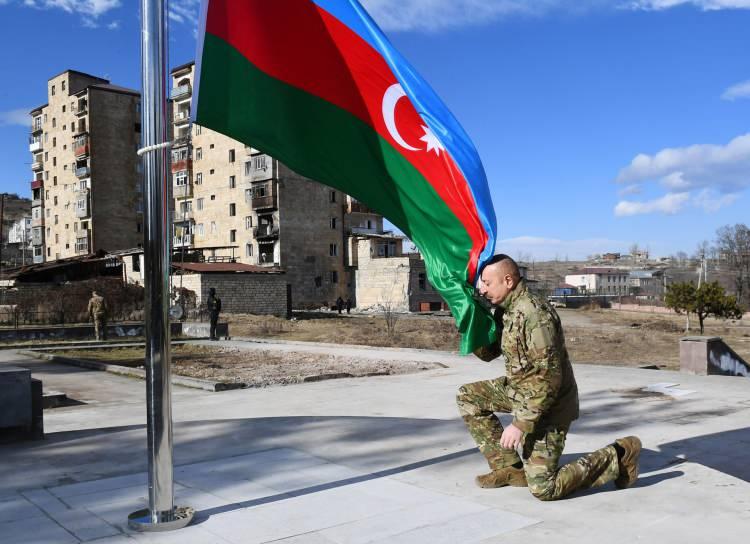 <p>Azerbaycan Cumhurbaşkanı İlham Aliyev (fotoğrafta), Ermenistan işgalinden kurtarılan Şuşa'yı ziyaret etmişti. ( Arşiv )</p>
