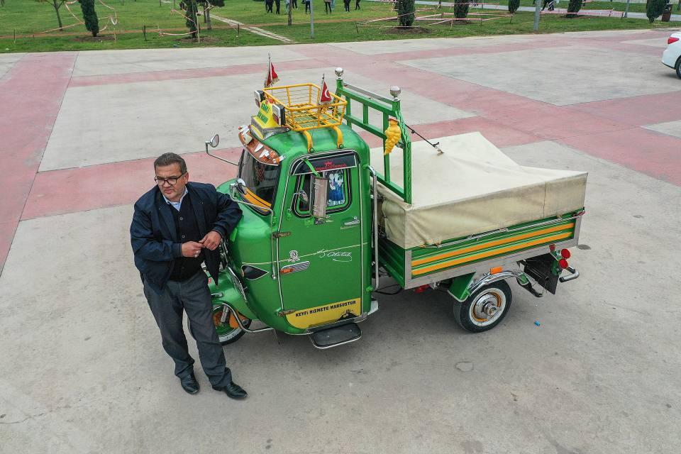 <p>Çakmak, triportörüyle her gün 30-40 kilometre katettiğini sözlerine ekledi.</p>
