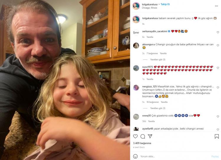 <p><span style="color:#000000"><strong>Tolga Karel, son paylaşımıyla ise tepkileri üzerine çekti. Şimdilerde 4. kez baba olmaya hazırlanan Karel, kızıyla bu fotoğrafını "İlk göz ağrım" notuyla paylaştı.</strong></span></p>

<p> </p>
