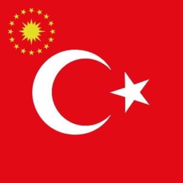<p>T.C. Cumhurbaşkanlığı forsundaki 16 yıldız; Tarihteki 16 büyük Türk İmparatorluğunu, ortadaki güneş ise Türkiye Cumhuriyeti Devletini simgeler</p>
<p> </p>