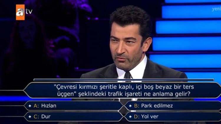 <p><span style="color:#800080"><strong>Yarışmacı, soruyu görür görmez "Caps olabilirim" diyerek hem Kenan İmirzalıoğlu'nu hem de izleyenleri güldürdü.</strong></span></p>
