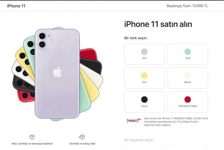 <p><strong>iPhone 11 modelleri 13.999 TL'den satılıyor.</strong></p>
