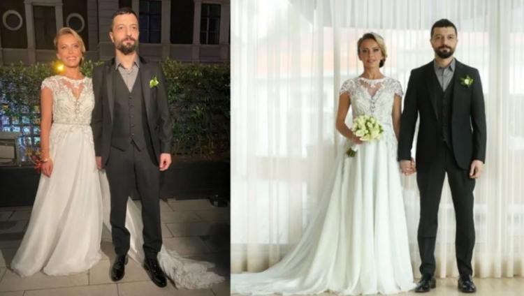<p><span style="color:#B22222"><strong>Mehmet Erdem - Vildan Atasever</strong></span></p>

<p><strong>43 yaşındaki ünlü şarkıcı Mehmet Erdem ile 40 yaşındaki oyuncu Vildan Atasever Eylül ayında İstanbul'da bir otelde gerçekleşen törenle evlendi. Ünlü oyuncu Vildan Atasever, Arzu Ayar imzalı bir gelinlik giyerken Mehmet Erdem’in tercihi siyah bir takım elbise oldu.</strong></p>

<p> </p>

<p> </p>
