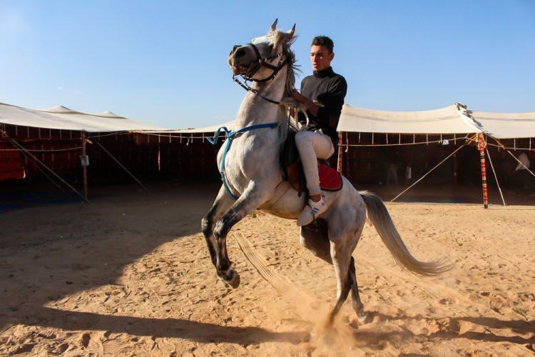 <p>Bedeviler, yaşamlarını genellikle g&ouml;&ccedil;ebe olarak s&uuml;rd&uuml;r&uuml;yor. Temel ge&ccedil;imlerini hayvancılıktan sağlayan Bedeviler, &ccedil;&ouml;l b&ouml;lgelerinde konaklamayı tercih ediyor.</p>
