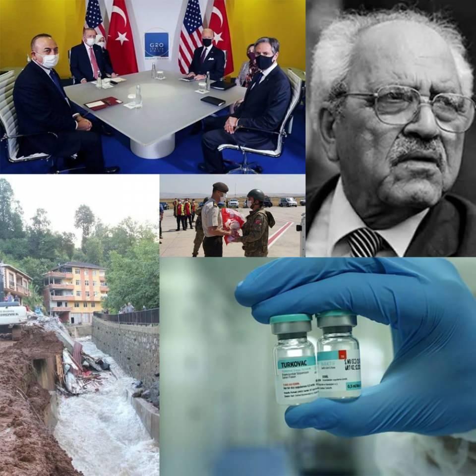 <p>Covid-19 ile mücadeleye yönelik atılan adımlar, Karadeniz'de etkili olan aşırı yağış sonucu yaşanan sel ve orman yangınları 2021 yılına damga vurdu.</p>

<p> </p>
