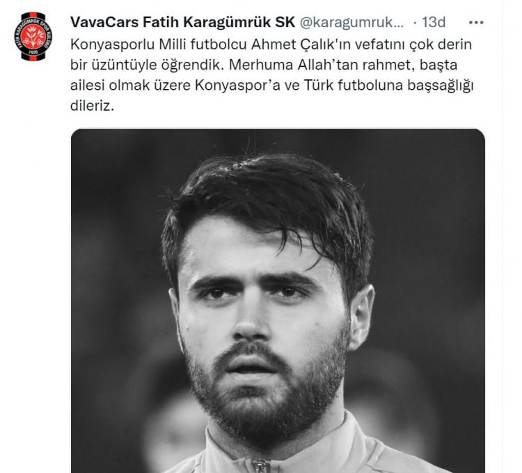 <p>FATİH KARAGÜMRÜK</p>
