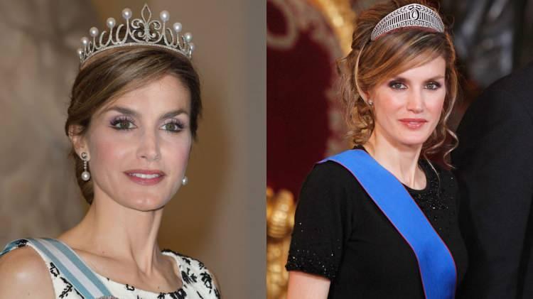 <p>Önceki gün İspanya Kraliçesi Letizia ve eşi Kral Felipe bir davete katıldı. Koroanvirüs önlemleri kapsamında bir an olsun maskelerini çıkarmayan çiften Kraliçe'nin tercih ettiği kıyafet 45 yıl öncesine götürdü. Kayınvalidesi eski Kraliçe Sofia'nın 1997 yılında tercih ettiği kıyafete ufak dokunuşlar yaptırarak yeniden giydi. </p>
