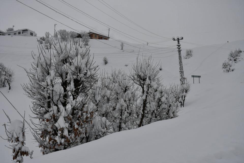 <p>Şırnak ve çevresinde 3 gündür etkili olan kar yağışı nedeniyle Beytüşşebap ilçesinde ev ve araçlar kar altında kaldı. </p>

