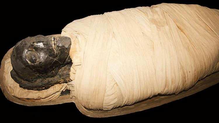 <p>Bir Mısır mumyasının karnında 2 bin yıldan beri büyük oranda bozulmamış olan fetüs bulundu. Biliminsanları, kadının vücudunun çürürken asitlenmesi nedeniyle fetüsün korunabildiğini belirtti.</p>

