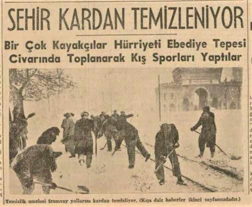 <p>1942 tarihinde Göztepe’de sıcaklık 10 gün boyunca 0, 14 gün boyunca 1, 27 gün boyunca 3, 44 gün süresince de 5 derecenin üzerine çıkmadı.</p>

<p> </p>
