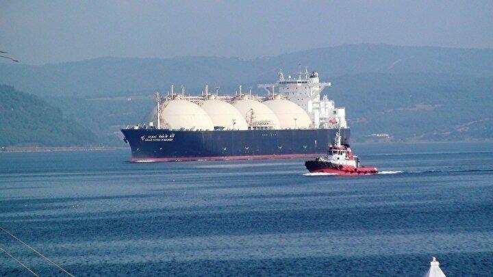 <p>Cezayir'in Arzew Limanı'ndan yola çıkan "Ougarta" adlı sıvılaştırılmış doğal gaz (LNG) gemisinin, 29 Ekim'de Türkiye'ye vardı. Toplam 171 bin 800 metreküp kapasiteli gemi Aliağa LNG Terminali'ne yanaştı.</p>
